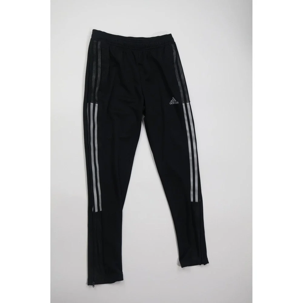 Adidas Track Pants 3-Stripe Joggers Kids Size 11-12 Athletic Soccer